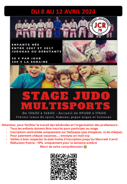 Stage Judo multisport