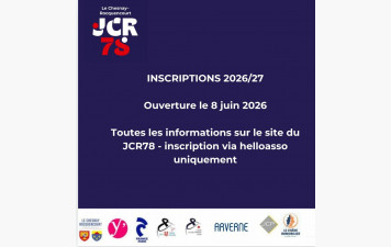 Inscriptions saison 2026/2027